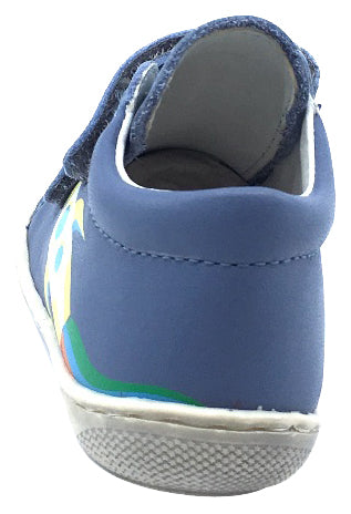 Falcotto Kids' Rudy Outer Space Fashion Sneakers - Celeste Blue | Stylish & Comfortable for Boys & Girls | Perfect for School, Play & Everyday Wear
