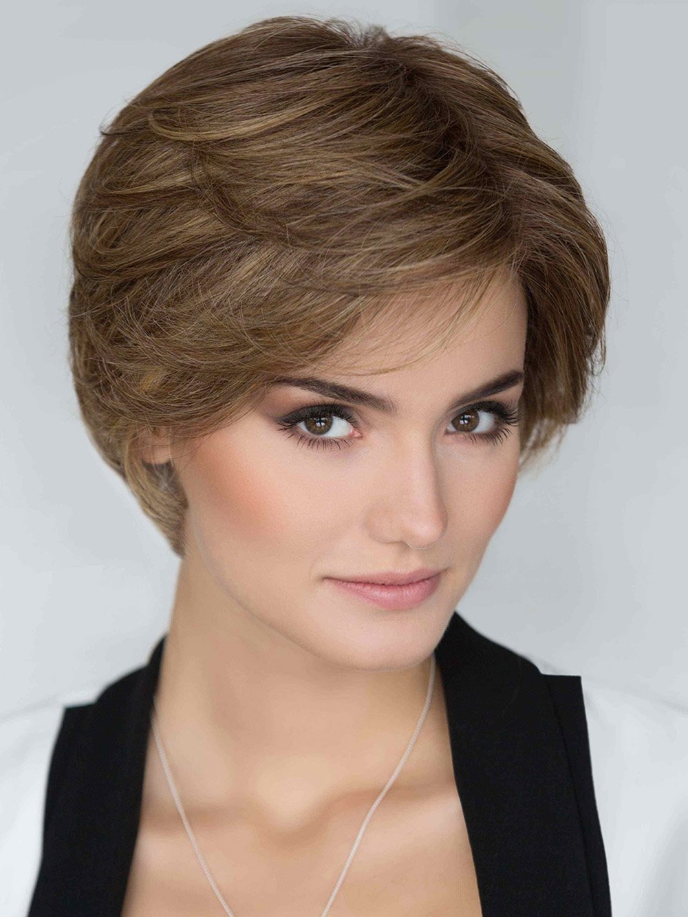 Allure Mono Top Lace Front Wig - Human Hair & Synthetic Blend for Natural Look | Perfect for Daily Wear, Cosplay & Special Occasions