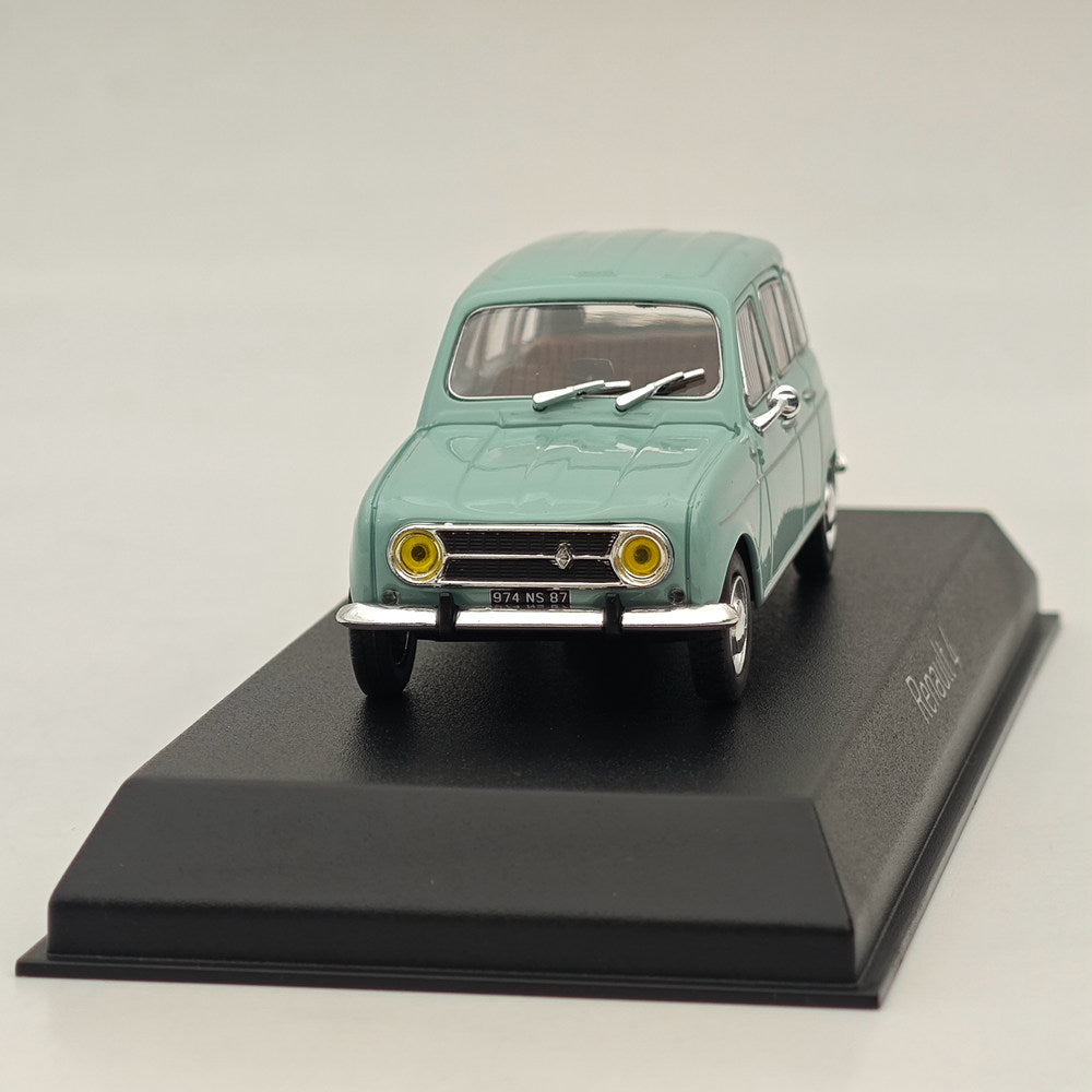1/43 Scale Norev Renault 4 Diecast Model Car - Limited Edition Green Collectible for Car Enthusiasts | Perfect for Display, Gifts, and Model Car Collections
