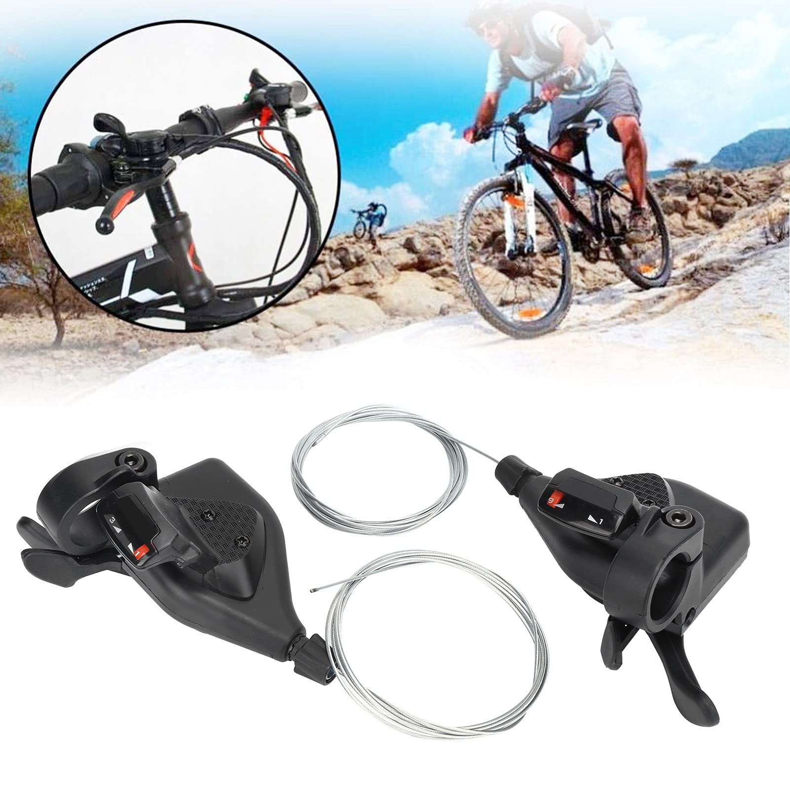 Stable 3x9 Speed MTB Bike Shifter - Smooth 27-Speed Derailleur for Easy Gear Shifting | Perfect for Mountain Biking & Trail Riding
