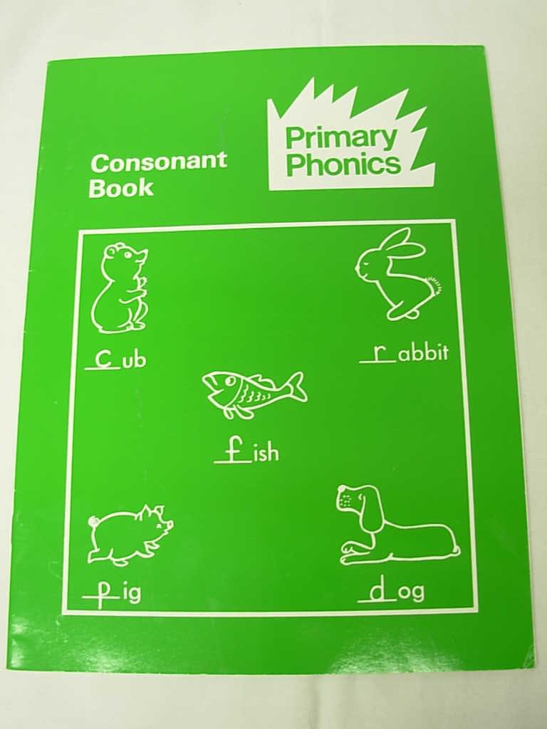 Primary Phonics Consonant Book - Learn to Read for Kids Ages 4-6 | Early Reading Skills Development | Perfect for Homeschooling & Classroom Learning