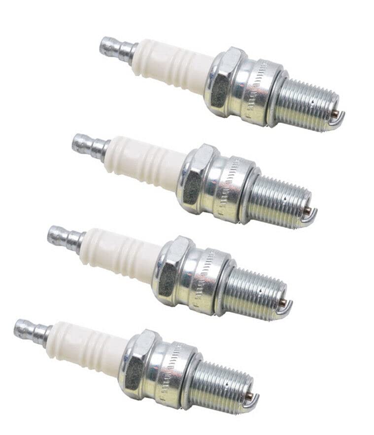 Champion OEM RS17YX Spark Plugs 4 Pack - High Performance Replacement Spark Plugs for Cars, Trucks & SUVs - Perfect for Engine Tune-Ups & Maintenance