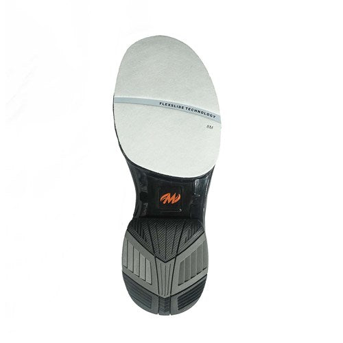 Motiv Men's Propel Black Carbon Orange Right Hand Wide Bowling Shoes - Perfect for League Play & Tournament Performance