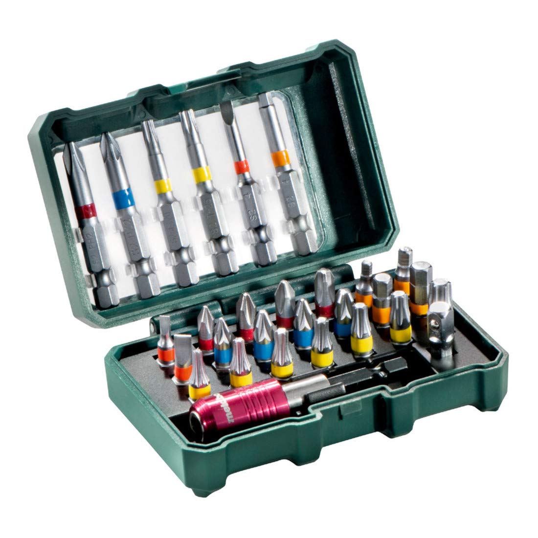 Metabo Bit Box 29 - 626710000 | Premium Drill Bit Set for Wood, Metal & Masonry | Perfect for DIY Projects & Professional Construction Work