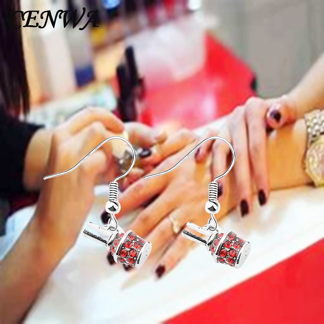 CENWA Professional Nail Technician Jewelry Set - Perfect Graduation Gift for Manicurists & Salon Professionals | Ideal for Cosmetology Students, Nail Artists & Beauty Industry Workers