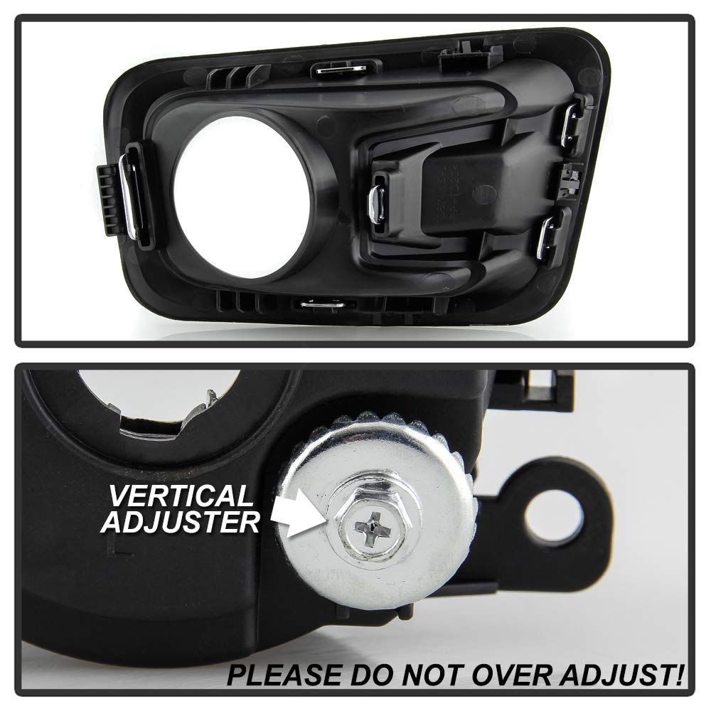 ACANII Fog Lights Driving Lamps Kit for 2016-2019 Nissan Titan & Titan XD - Complete Bumper Assembly for Driver & Passenger Side | Durable Off-Road Lighting for Night Driving & Adventure