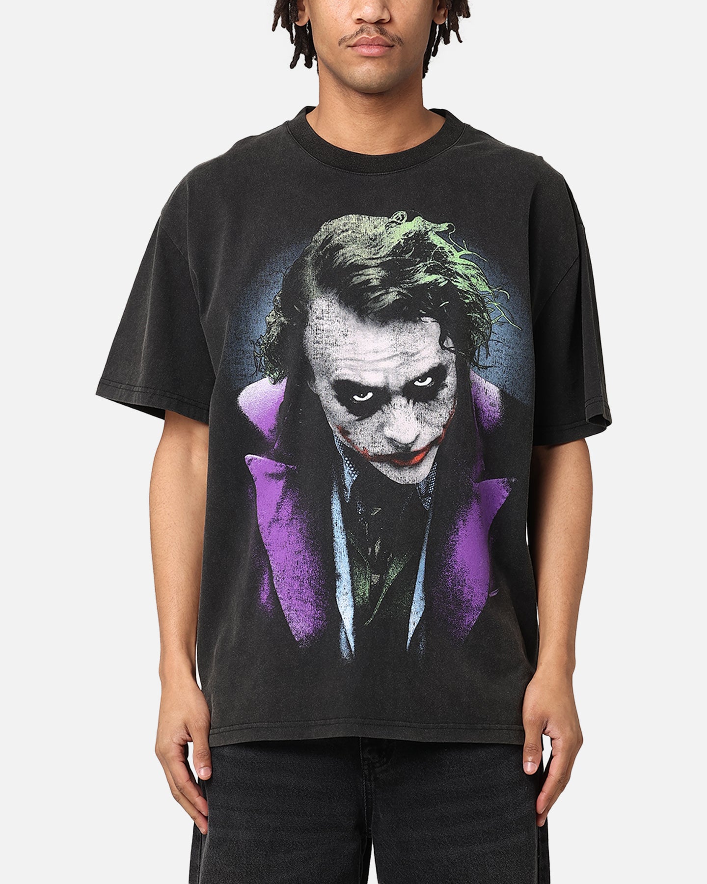 Vintage DC Batman vs Joker Graphic T-Shirt - Heavy Cotton Tee for Men - Cool Superhero Comic Book Apparel - Perfect for Cosplay, Halloween & Casual Wear