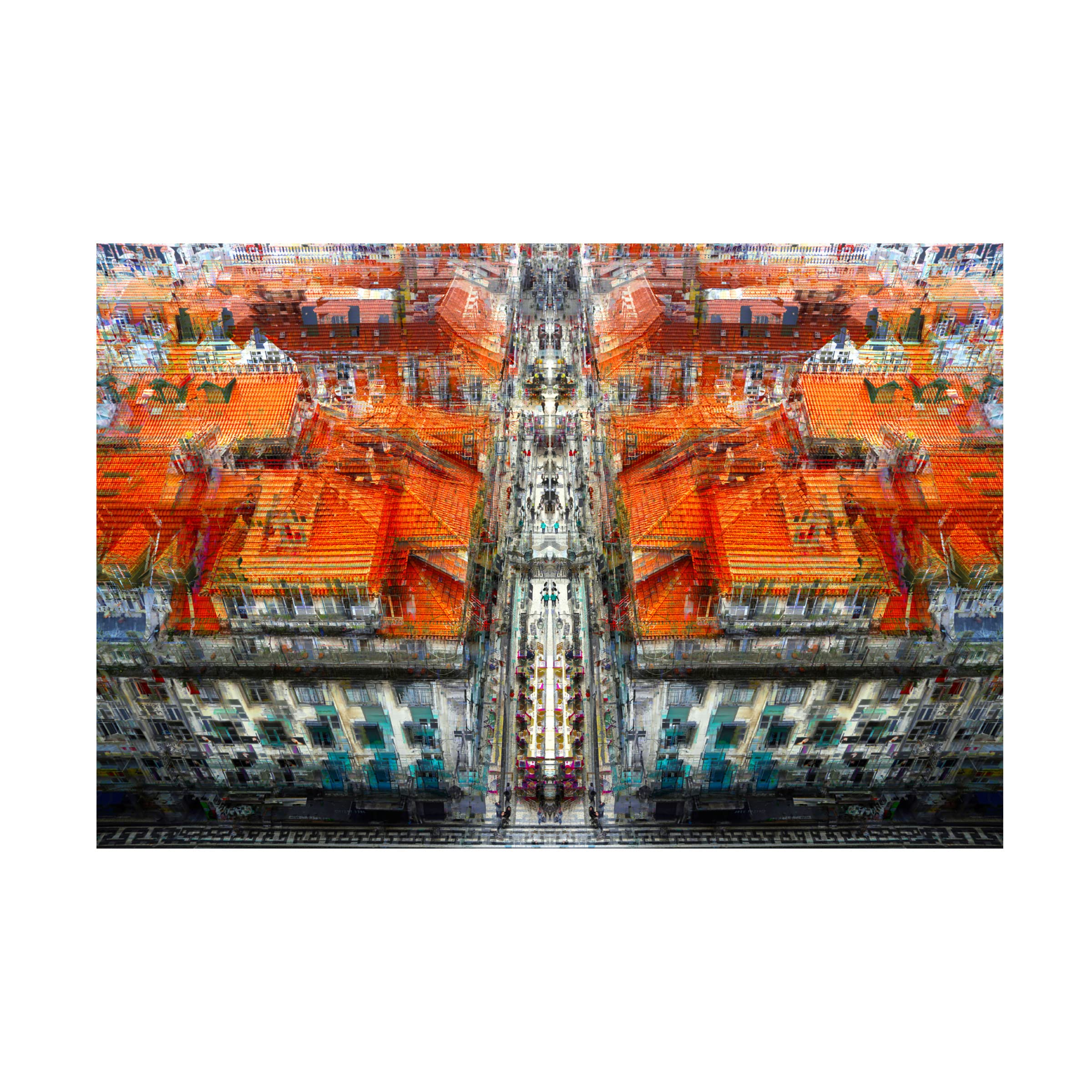 Igor Shrayer 'Lisbon' Canvas Art Print - Handmade Wall Decor for Living Room, Bedroom & Office - Modern Landscape Painting for Home & Office Decor