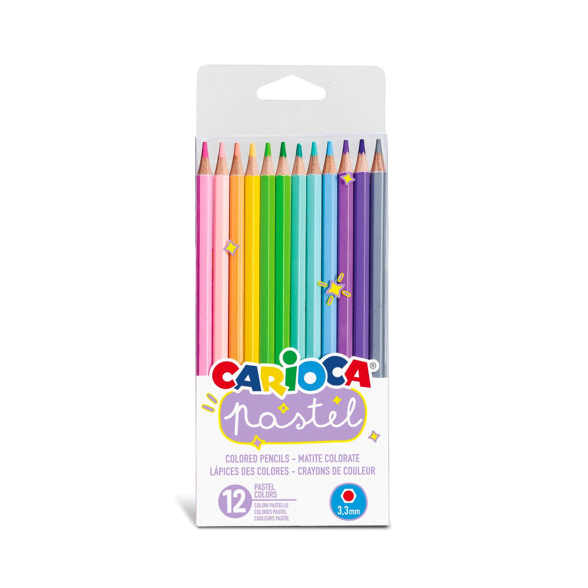 12 Pack Pastel Colored Pencils for Artists, Students & Adult Coloring - Soft Blendable Colors for Sketching, Drawing & DIY Crafts