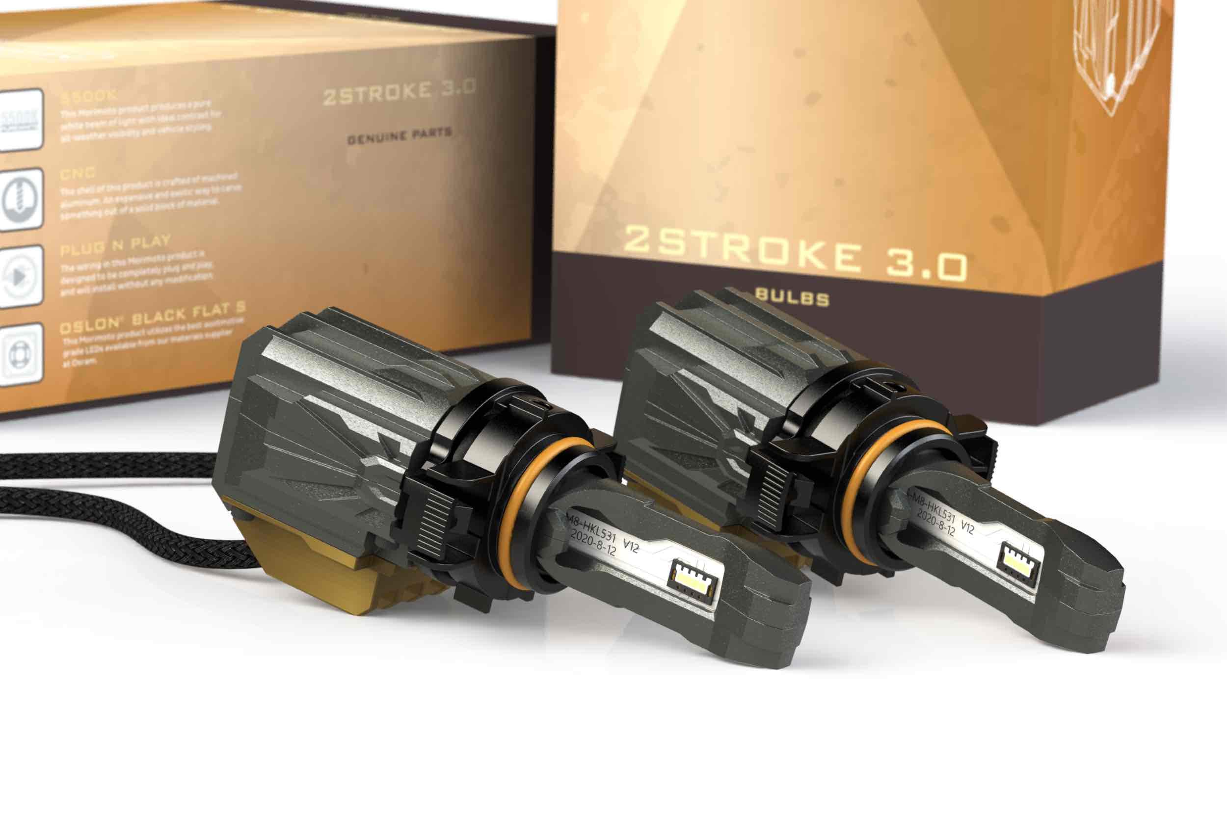 Morimoto LED Bulb 5202 2Stroke 3.0 - Universal Upgrade for Forward Lighting & Fog Lights | DRL Compatible | Pure White 6000K | Plug & Play Replacement | Adjustable Collar (1x LED1522) - Perfect for Night Driving, Off-Road Adventures & Enhanced Visibility