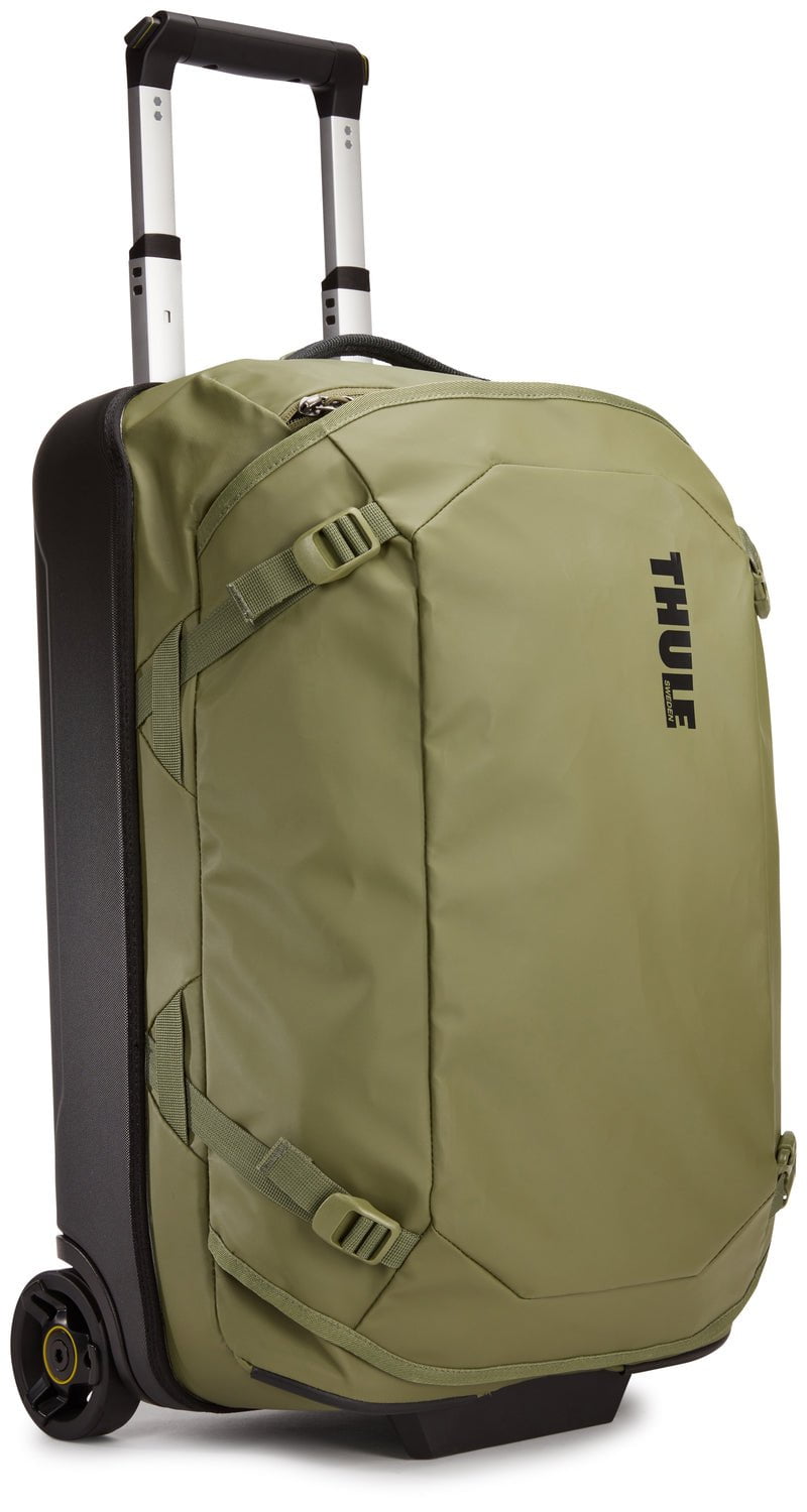 Thule Chasm 40L Wheeled Duffel Bag - Lightweight Carry-On Luggage for Travel, Durable Rolling Duffel with Spacious Storage, Perfect for Airplane, Road Trips & Outdoor Adventures (Olivine Green)