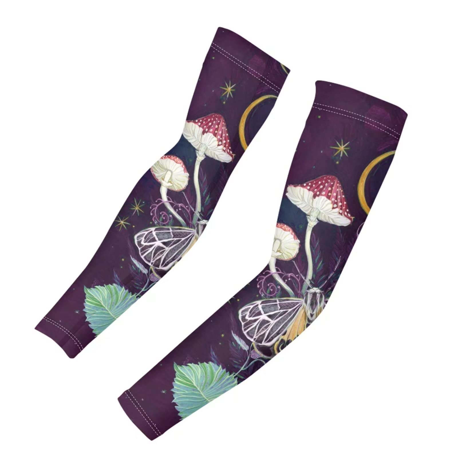WELLFLYHOM Women's Cooling Arm Sleeves - UV Protection & Breathable Sun Sleeve Covers for Outdoor Sports, Running, Cycling & Gardening