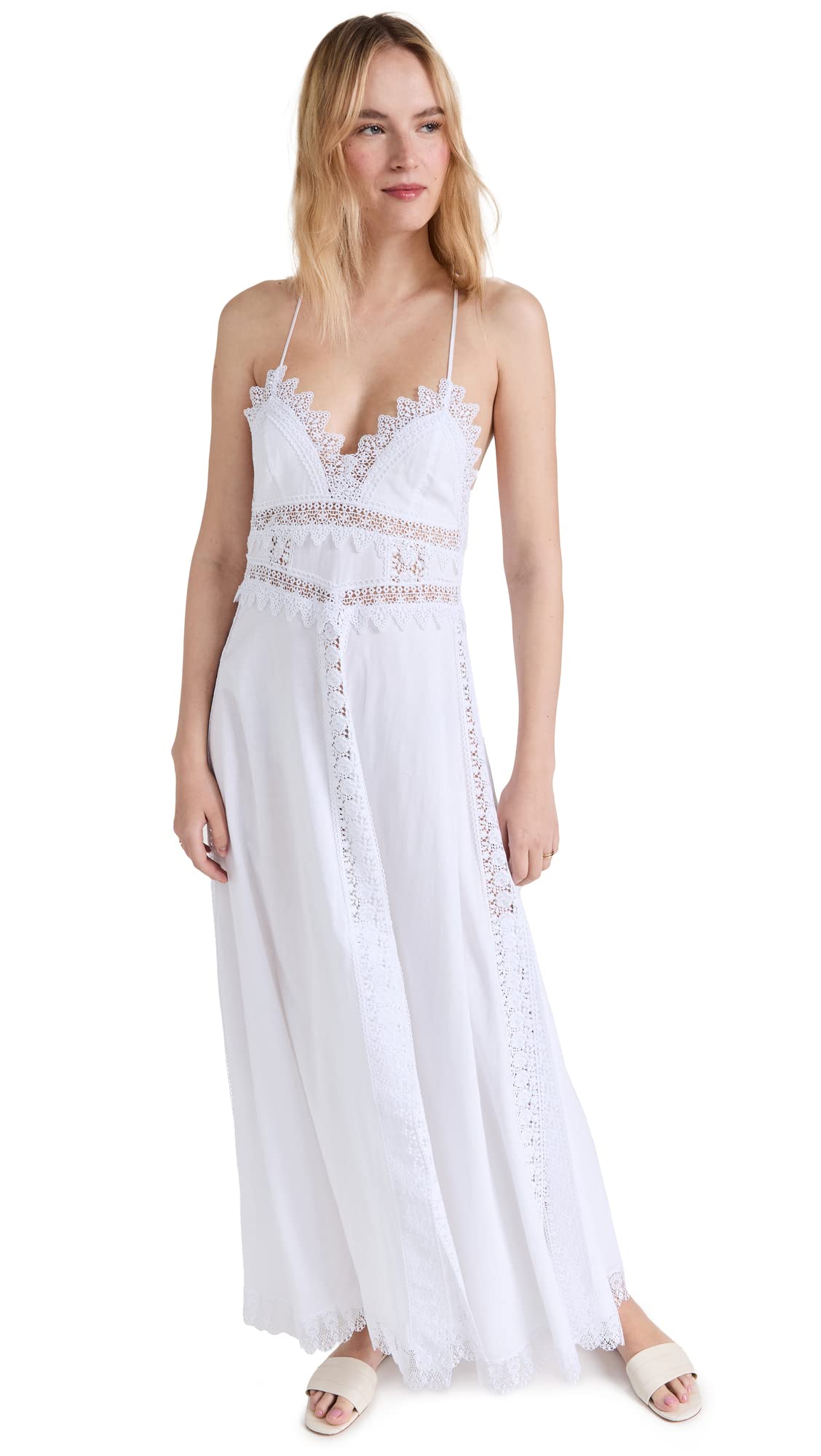 Charo Ruiz Women's Imagen Dress - Elegant Floral Print Summer Maxi Dress for Casual Outings & Beach Vacations