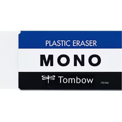 Tombow Mono Eraser - Premium Quality White Vinyl Eraser for Precise Pencil Marks | Ideal for Artists, Students & Office Use