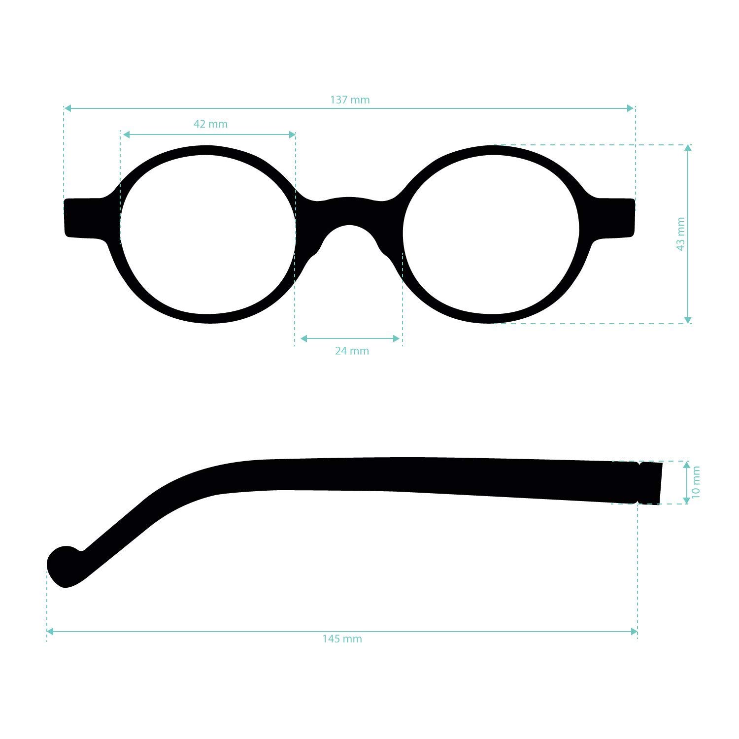 Premium Reading Glasses for Men & Women - Ultra Clear Anti-Glare Lenses with Comfortable Rubber Touch Frames (+1.0 to +4.0 Strength) - Perfect for Reading Books, Using Digital Devices & Close Work