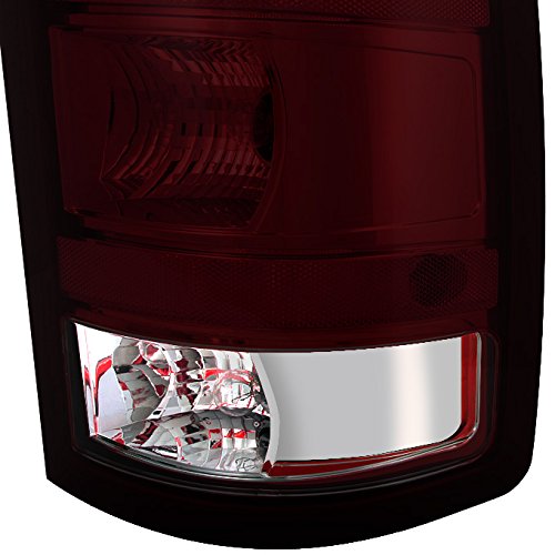 AKKON Dark Red LED Tail Lights Replacement Pair for GMC Sierra Fleetside Pickup - Left Driver & Right Passenger Side - Durable & Stylish Upgrade for Night Driving & Enhanced Visibility