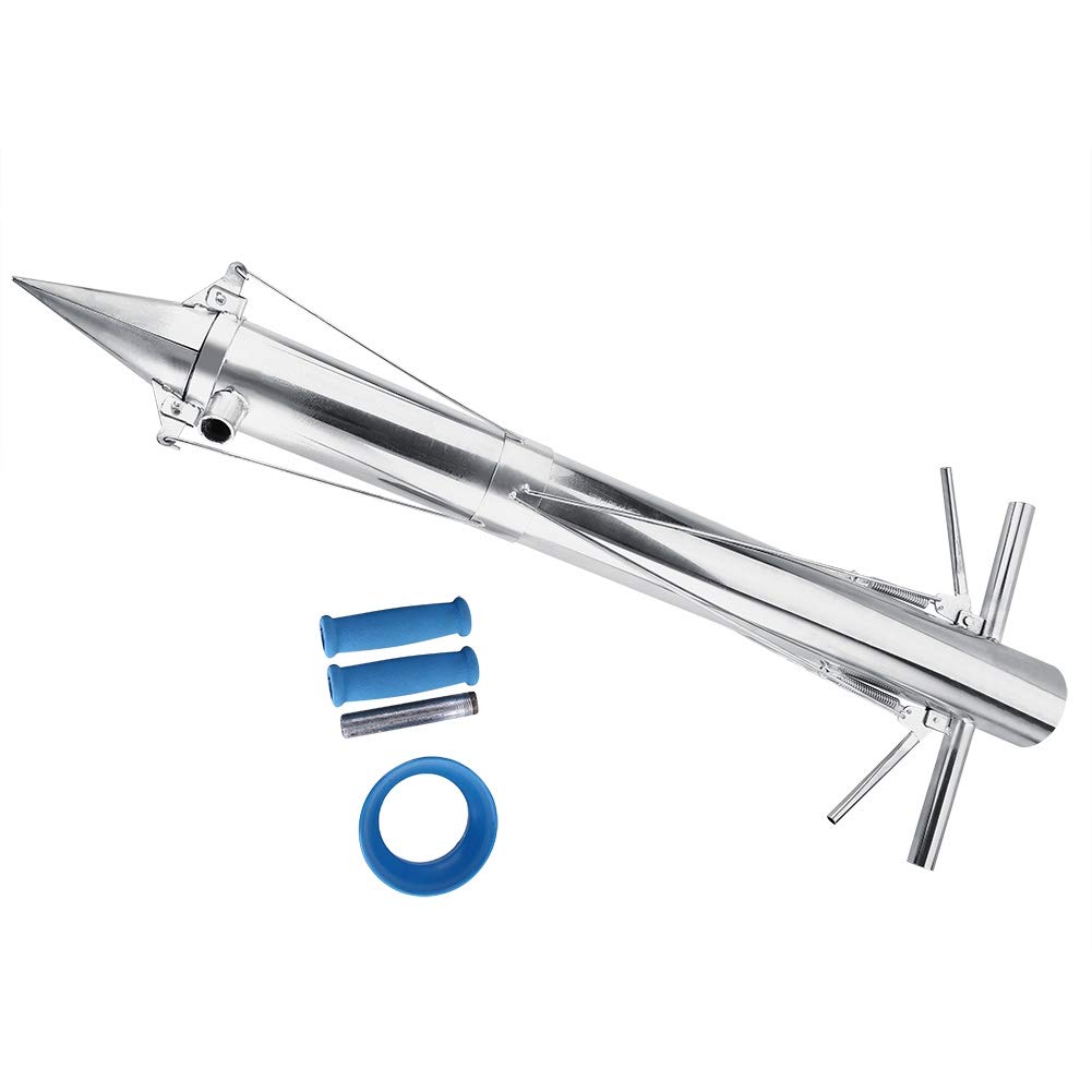 Durable Double-Handle Seedling Transplanter Tool - Manual Hand-Held Seed Planter for Vegetables & Fruits - Perfect for Greenhouse, Garden & Farm Planting