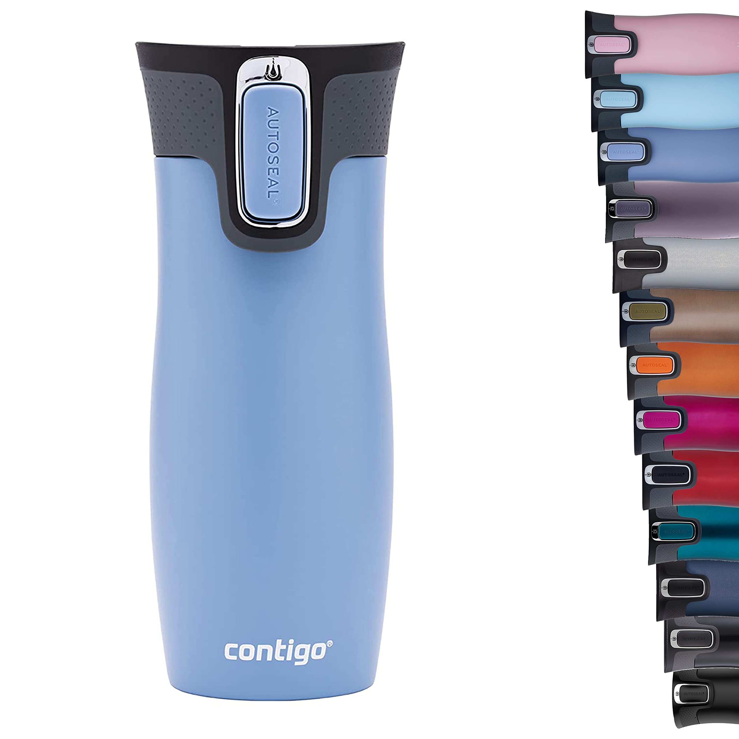 Contigo West Loop Autoseal Stainless Steel Travel Mug - 20oz Vacuum Insulated Thermos, Leakproof Coffee Tumbler with BPA-Free Lid - Perfect for Commuting, Office & Outdoor Activities