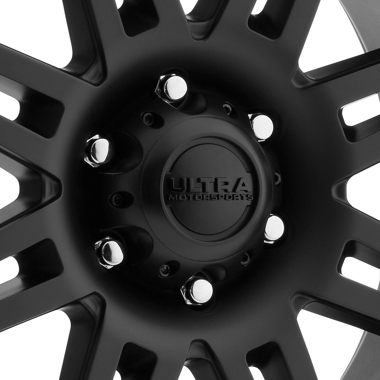 ULTRA 226SB Black Glossy Wheel with Satin Clear Coat - 18mm Offset (5x139mm Bolt Pattern) - Perfect for Off-Road Trucks & SUVs