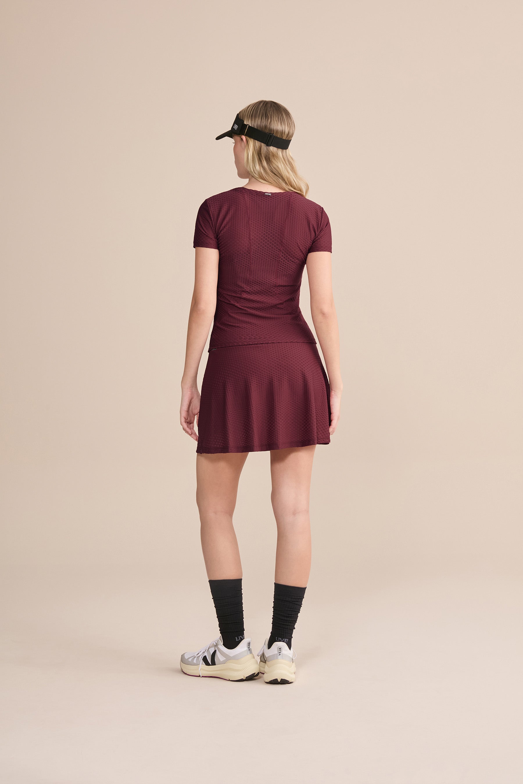 High-Performance Running Skirt with Textured Fabric - Perfect for Women's Outdoor Jogging, Gym Workouts & Active Lifestyle