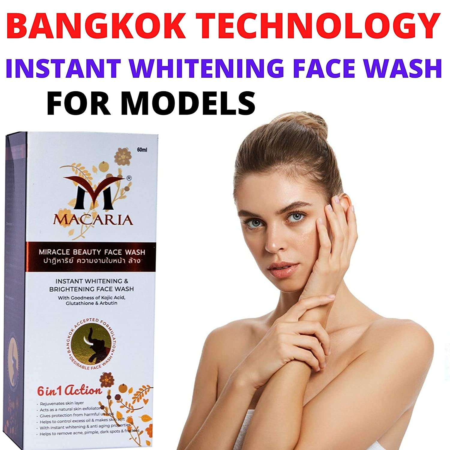 Best Kojic Acid Face Wash for Women - Brightening & Acne Treatment for Hyperpigmentation & Pimple Removal - Gentle Daily Cleanser for Clear, Even Skin Tone - Perfect for Morning & Night Skincare Routine