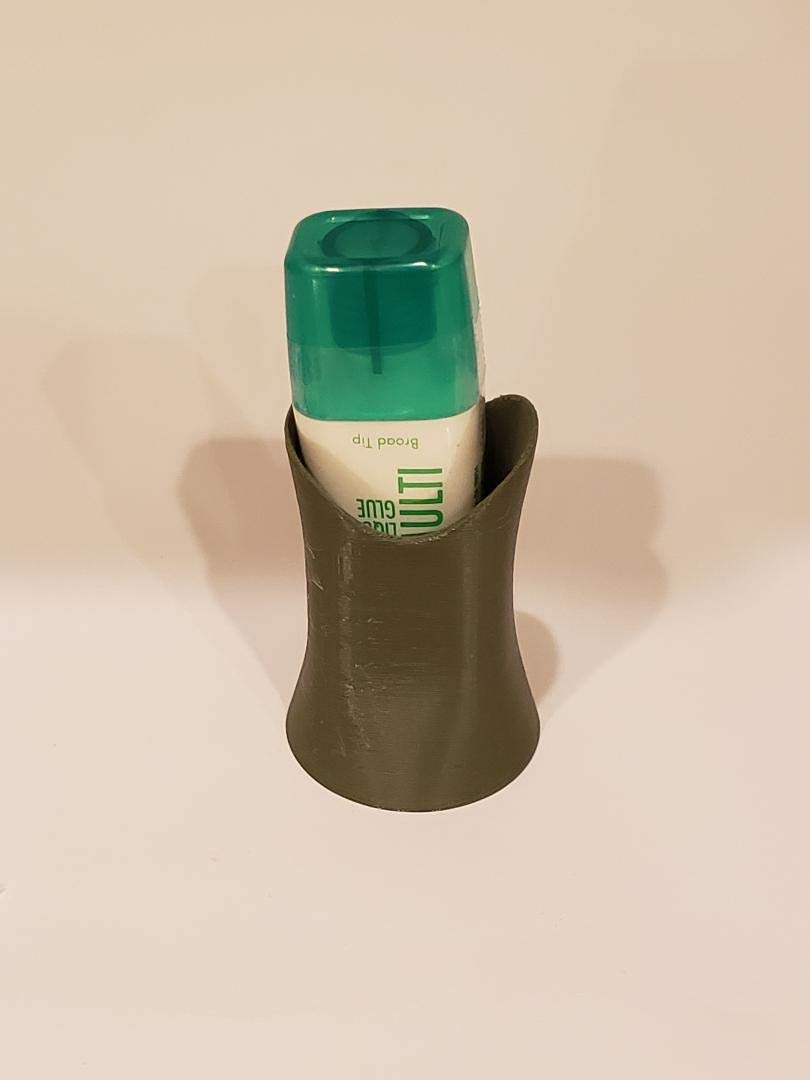 Tombow Liquid Glue Bottle Holder - Olive Green Adhesive Glue Stand for Crafting, Scrapbooking & DIY Projects - Perfect for Artists and Stationery Lovers