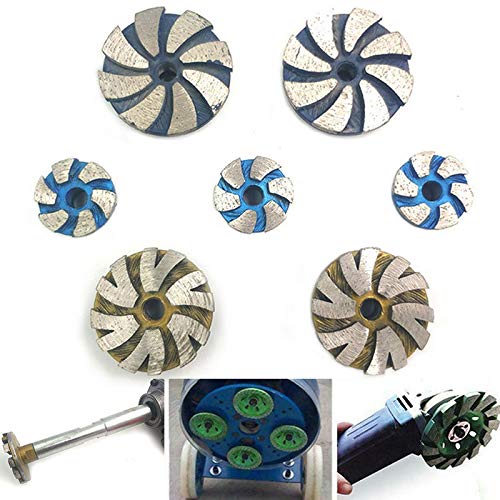 1 Pcs 35/50/56mm Diamond Grinding Wheel Disc Bowl Shape for Concrete Masonry - Angle Grinder Tool Accessories - Perfect for Stone, Tile, and Granite Polishing (Color: 56mm)