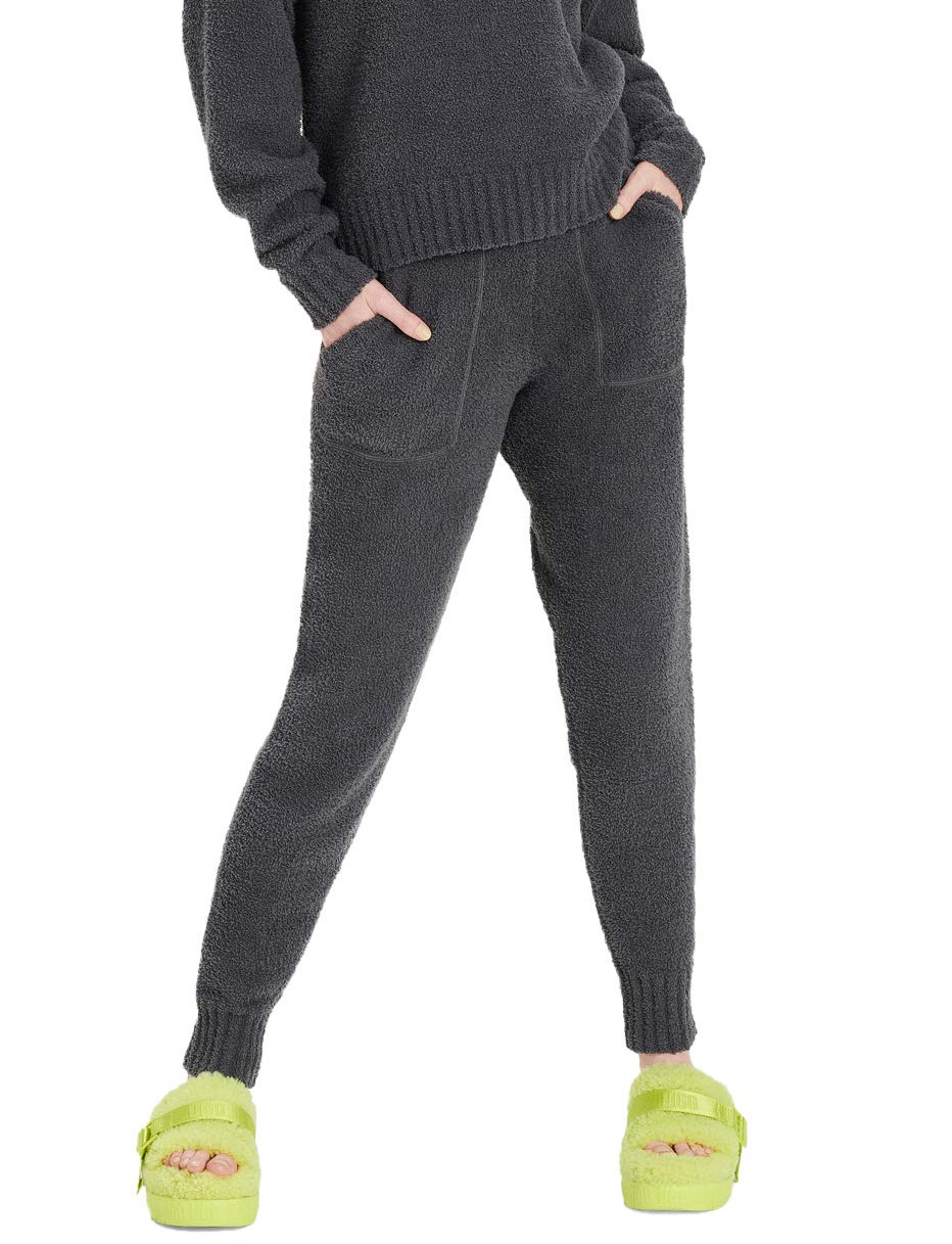 UGG Women's Safiya Knit Jogger Pants - Cozy Fleece-Lined Winter Lounge Pants for Home, Travel & Casual Outings