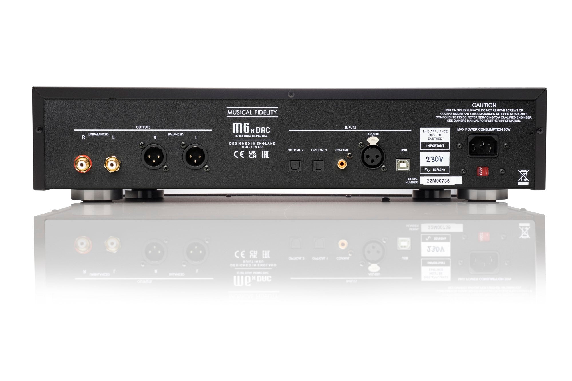 Musical Fidelity M6X DAC Digital to Analog Converter - High Resolution Audio Converter for Home Theater & Audiophile Systems - Perfect for Music Streaming & Hi-Fi Listening