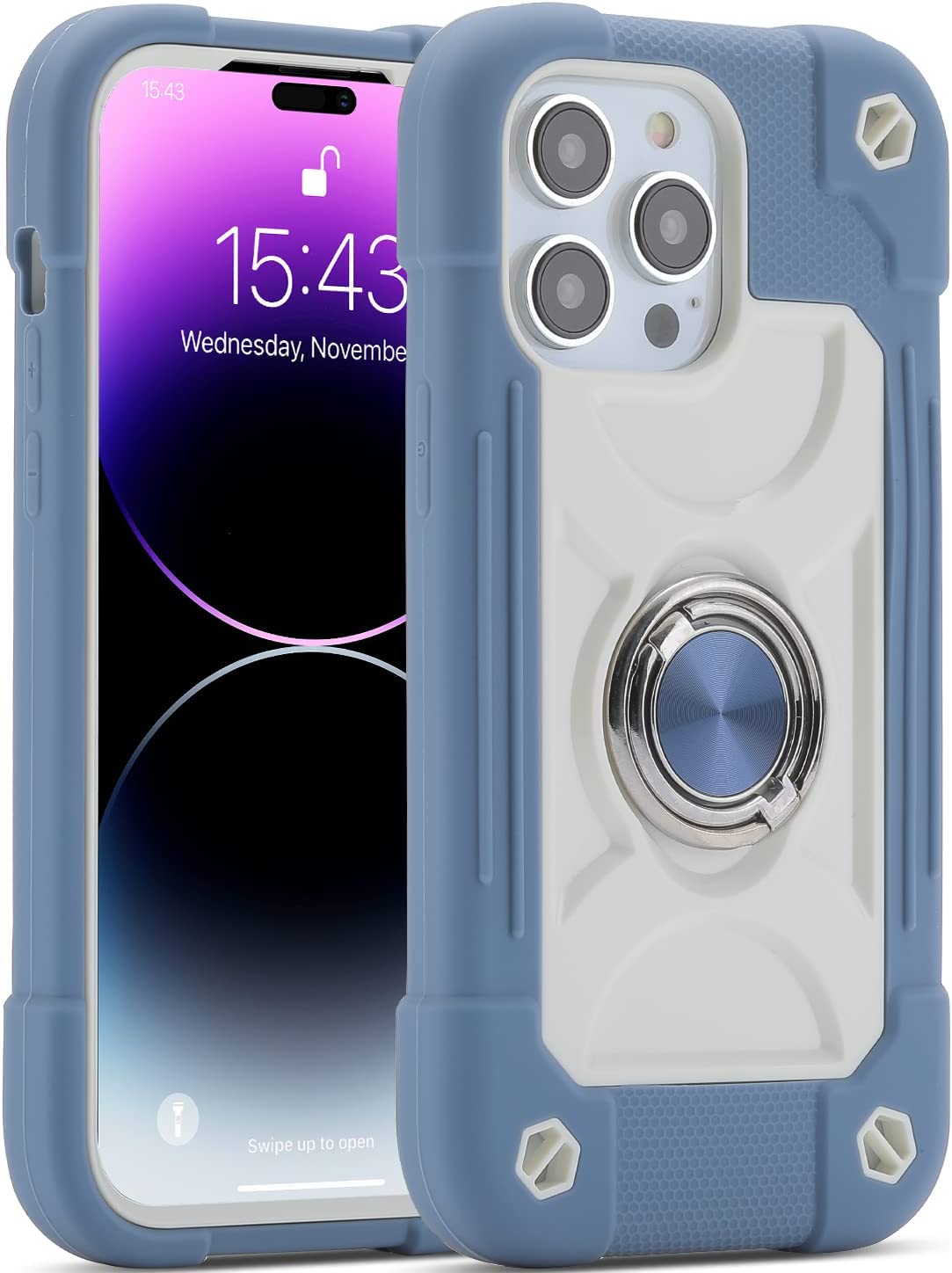 Premium iPhone 14 Pro Max Case 6.7 Inch - Shockproof Protective Cover with Rainbow Pink Design - Perfect for Everyday Use, Travel & Outdoor Activities