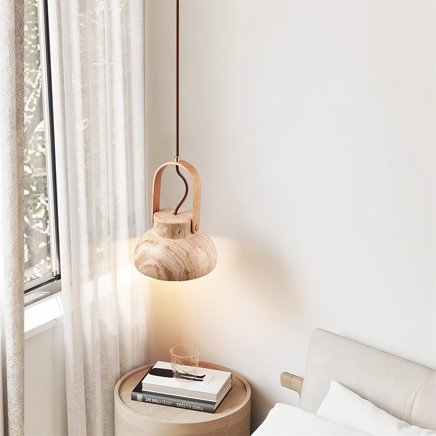 Nissa Pendant Lamp - Modern Scandinavian Hanging Light Fixture for Living Room, Bedroom, or Dining Area | Perfect for Home Decor and Interior Design