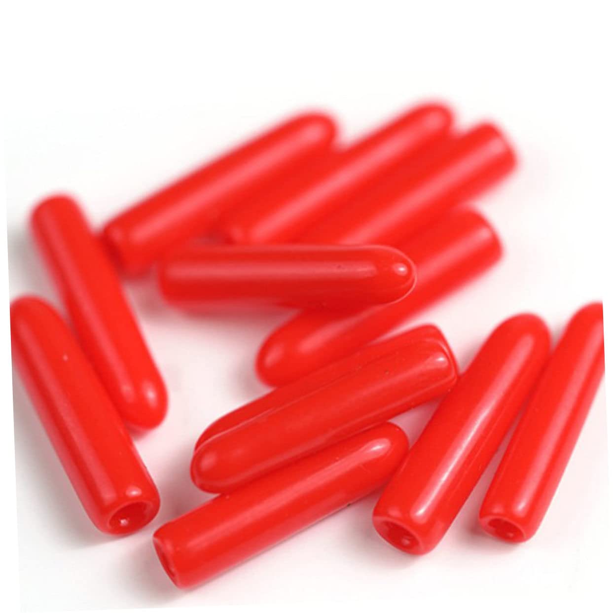 200 Pcs Red Tweezer Tip Protectors - Disposable Grafting Tweezers Caps & Eyelash Extension Covers - Perfect for Lash Clusters, Eyelash Extensions, and Beauty Salon Use