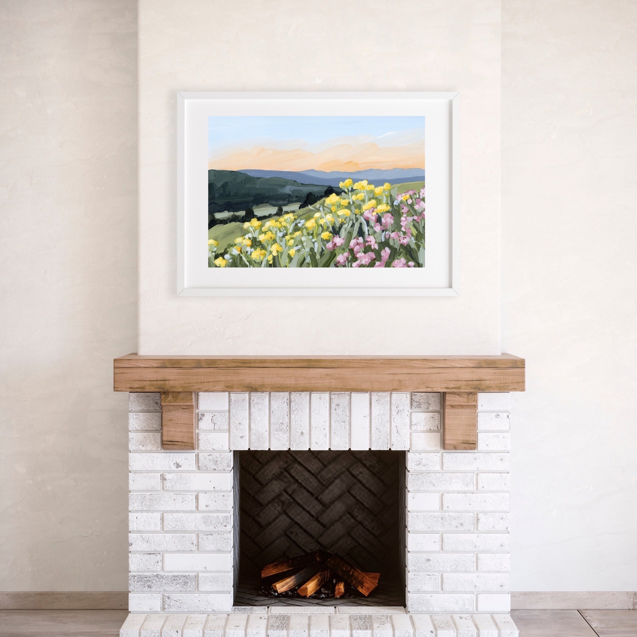 Wasatch Wildflowers Art Print - Vibrant Floral Wall Decor for Home, Office & Gifts | Nature-Inspired Botanical Artwork