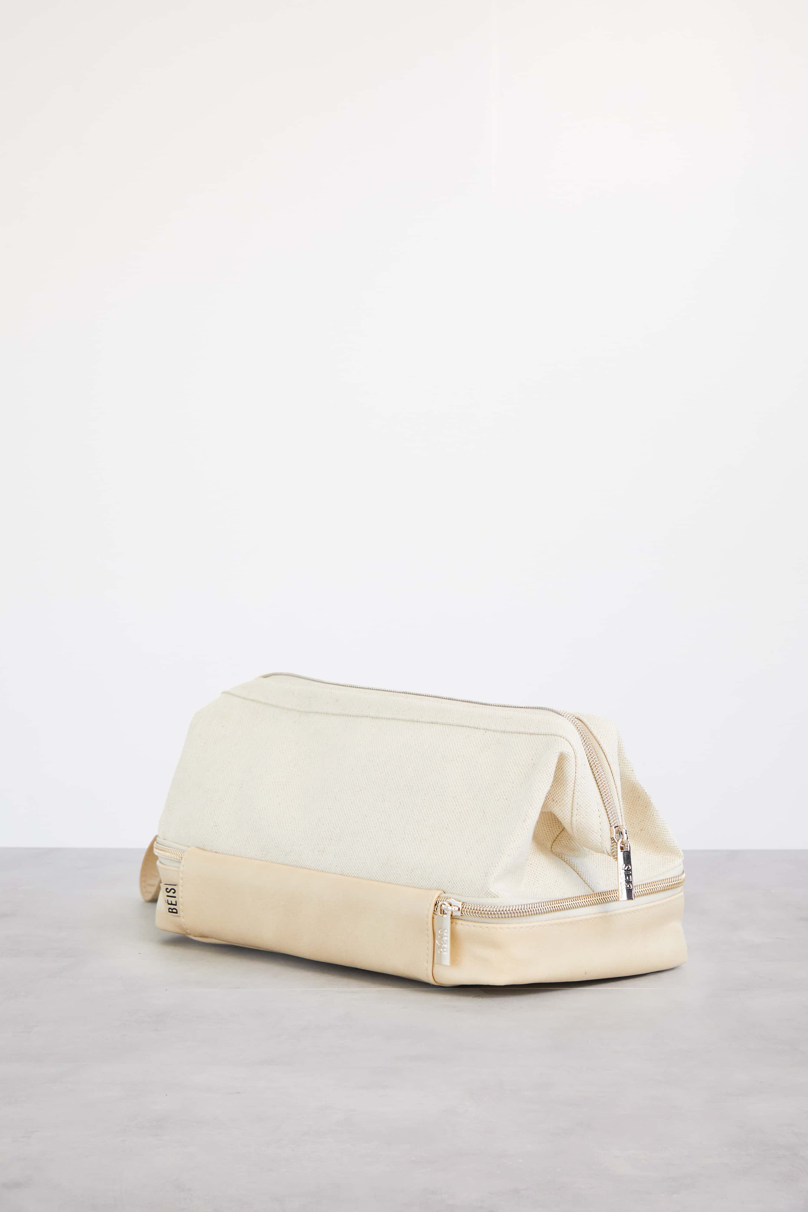 Premium Beige Dopp Kit - Stylish Travel Toiletry Bag for Men & Women | Perfect for Gym, Camping, Business Trips & Vacation Essentials