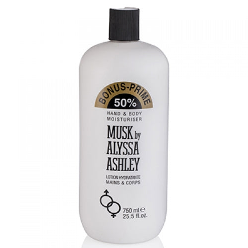 Alyssa Ashley Musk Scented Hand & Body Moisturizing Lotion for Dry Skin - Hydrating & Nourishing Formula for Daily Use at Home, Office & Travel