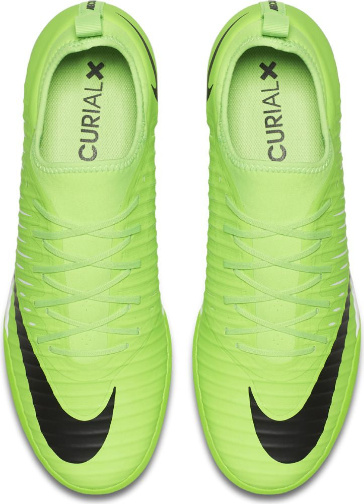Nike MercurialX Finale II IC Indoor Soccer Shoes for Men - Flash Lime - Lightweight & Breathable for Indoor Football Training & Games