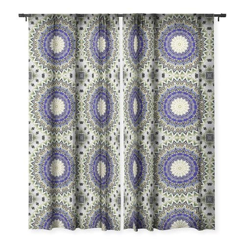Bohemian Blue Gold Mandala