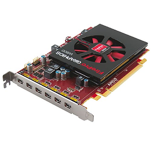 Sapphire AMD FirePro W600 2GB GDDR5 6 Mini DisplayPort PCIe Graphics Card - Professional Workstation GPU for CAD, 3D Rendering & Multi-Monitor Setup (Eyefinity 6 Edition) - Perfect for Video Editing, Engineering Design & Financial Trading Stations