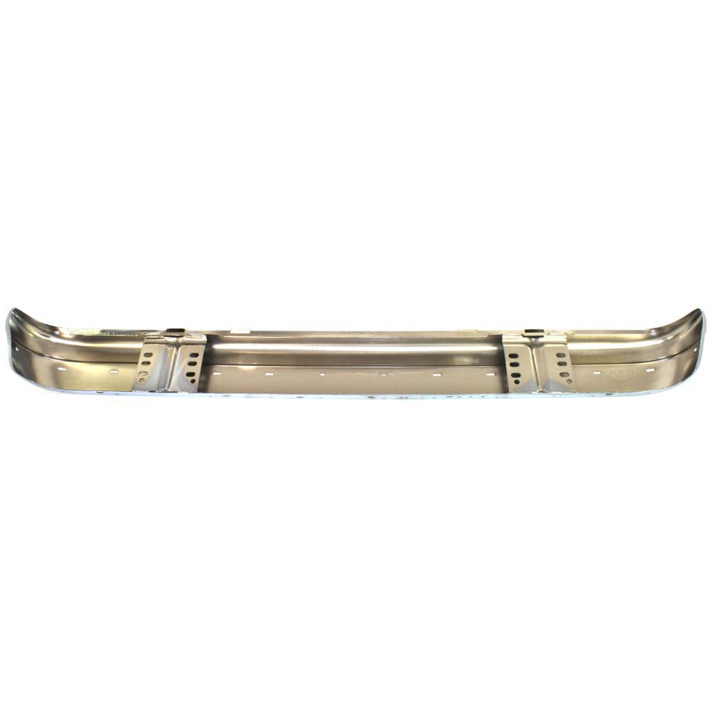 1994-1998 Ford E-350 Econoline Chrome Rear Bumper with Face Bar & Molding Holes - FO1102302 F4UZ17906D | Durable Replacement for Commercial Vans & Work Trucks | Perfect for Fleet Maintenance & Vehicle Restoration