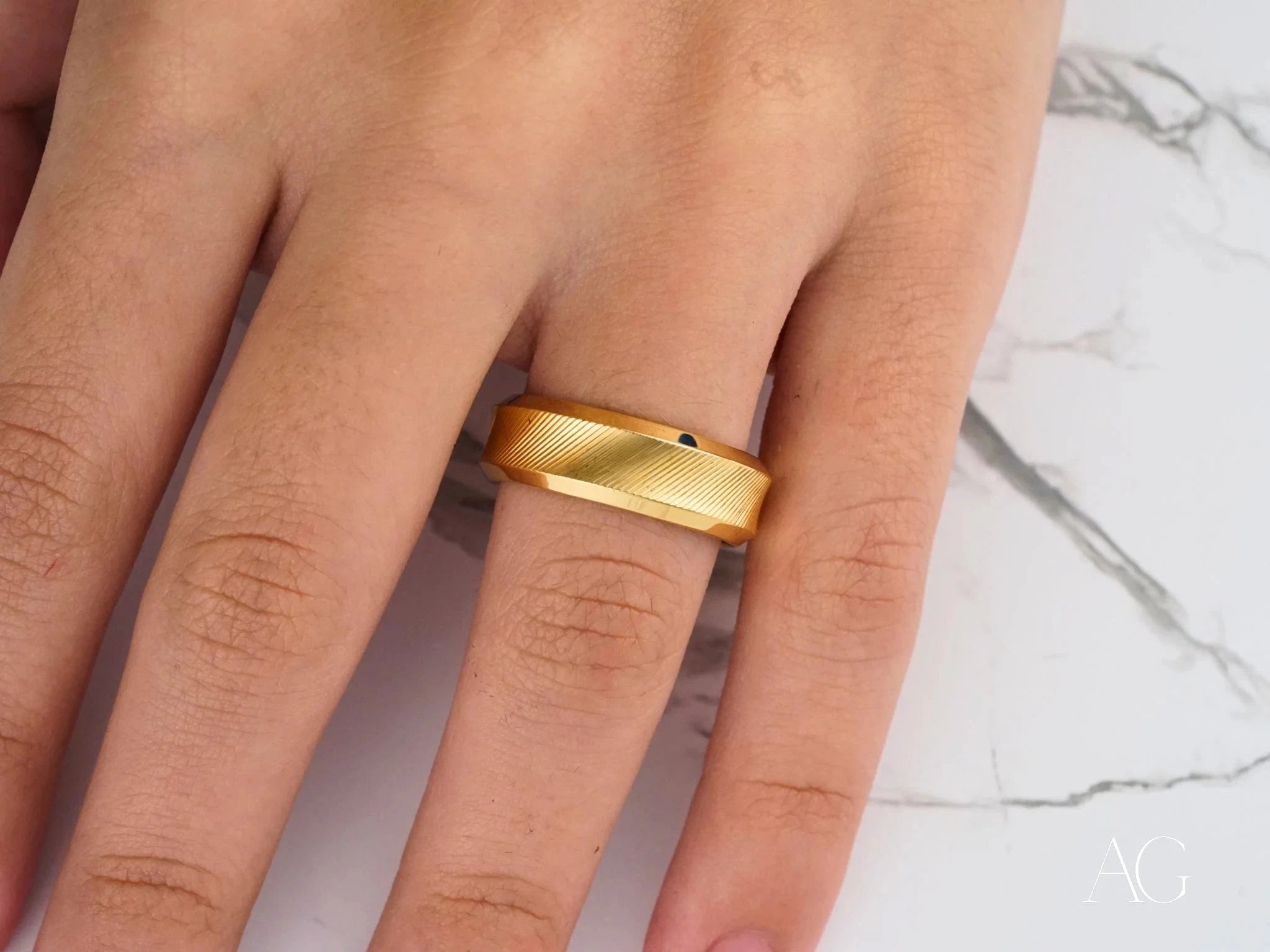 Radiant Horizon Wedding Band - Elegant Diamond Engagement Ring for Women - Perfect for Proposals, Anniversaries & Bridal Jewelry