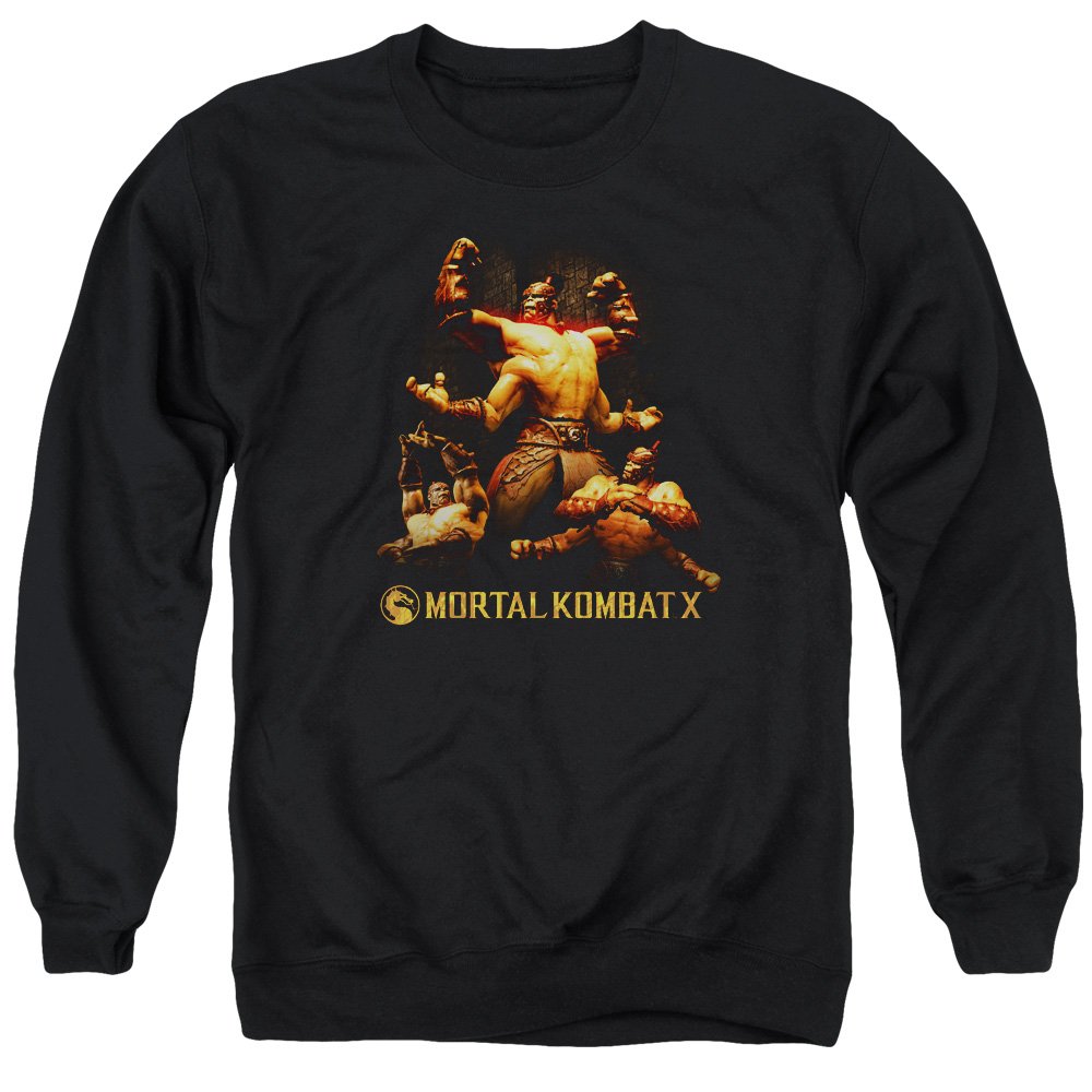 Mortal Kombat X Goro Unisex Adult Crewneck Sweatshirt - Gaming Apparel for Men & Women - Perfect for Cosplay, Gaming Events & Casual Wear