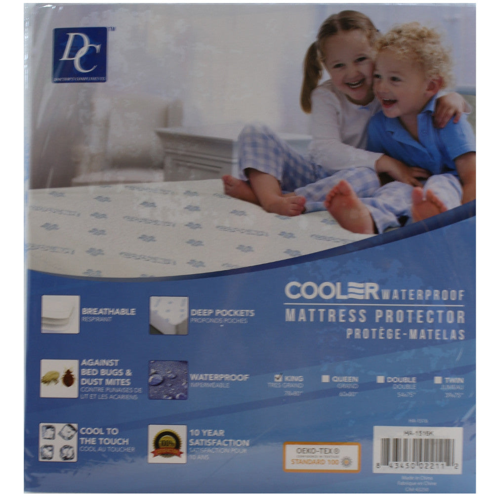 DOCTOR'S COMPLIMENTS Waterproof Mattress Protector - King Size, Cooling Technology (HA 15616K) - Ideal for Bedwetting, Allergies & Hot Sleepers
