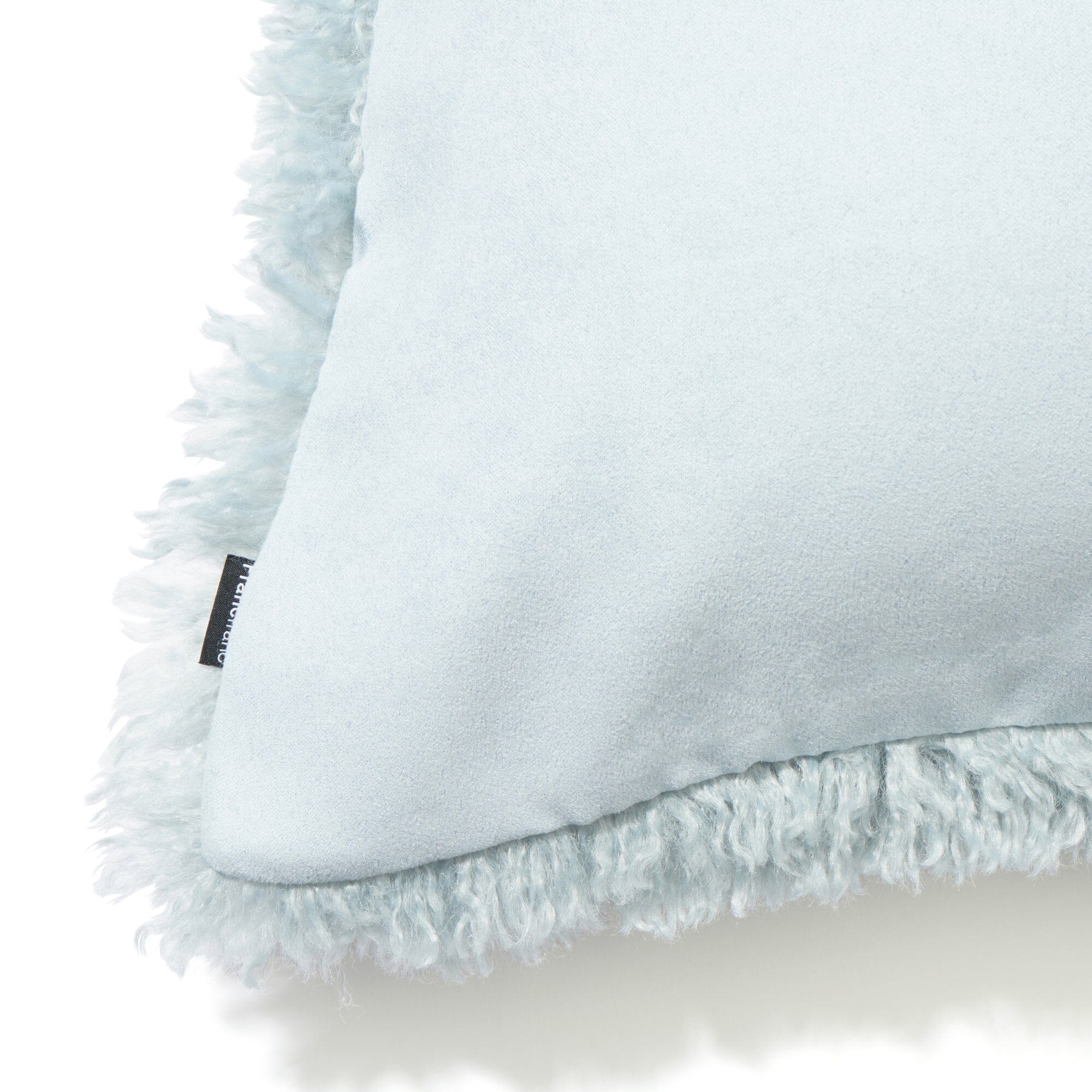 Premium 450x450 Blue Faux Fur Cushion Cover - Soft & Luxurious Throw Pillow Case for Sofa, Bed, Chair - Home Decor & Cozy Living Room Accessory