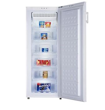 Farfalla BUF NF190 Upright Freezer - 190L Capacity, Energy Efficient, Compact Deep Freezer for Home, Kitchen, Garage or Basement - Perfect for Storing Frozen Foods, Ice Cream, Meat & Vegetables