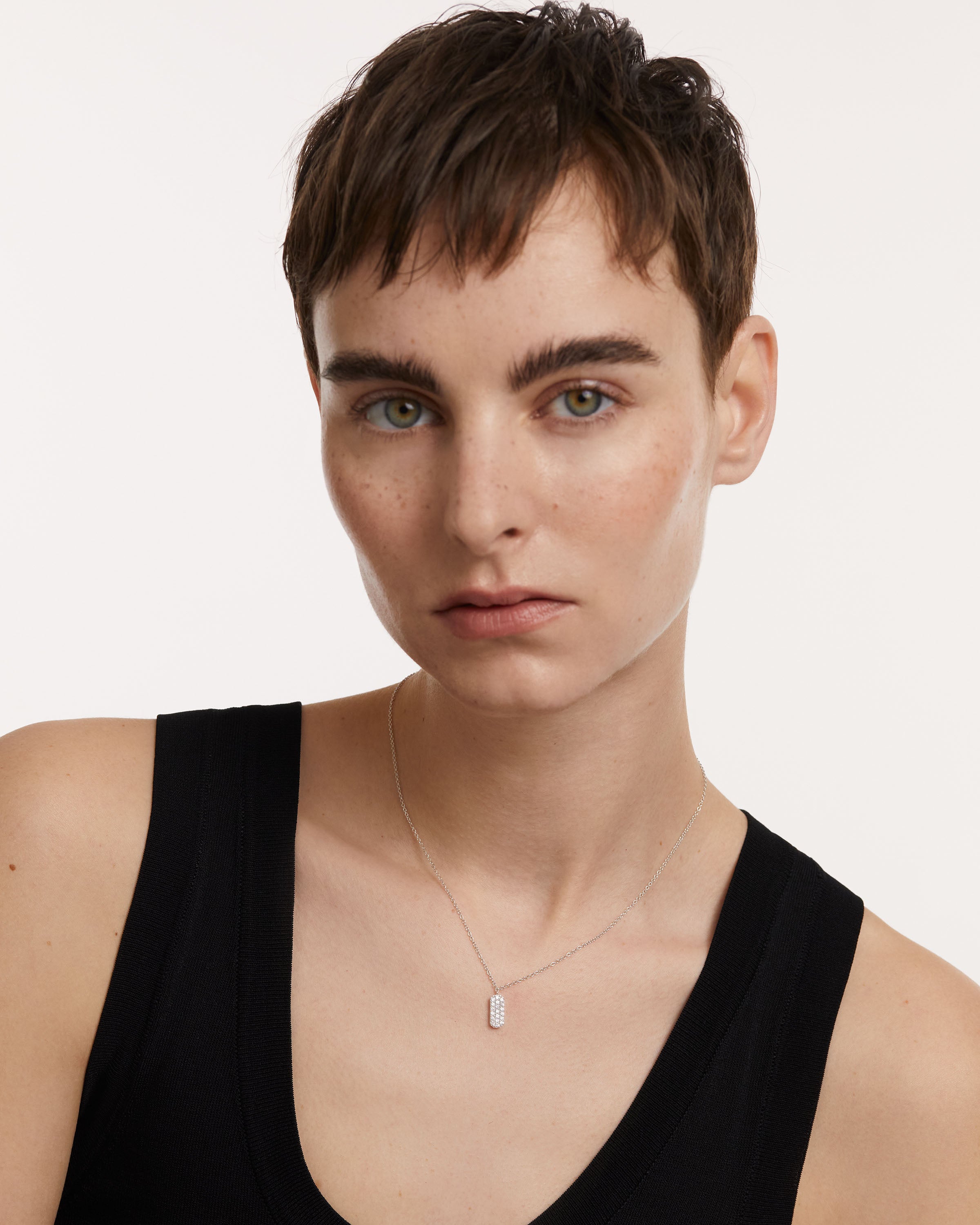 Icy Silver Necklace for Women - Elegant Sterling Silver Pendant Jewelry Gift for Her - Perfect for Parties, Weddings & Everyday Wear