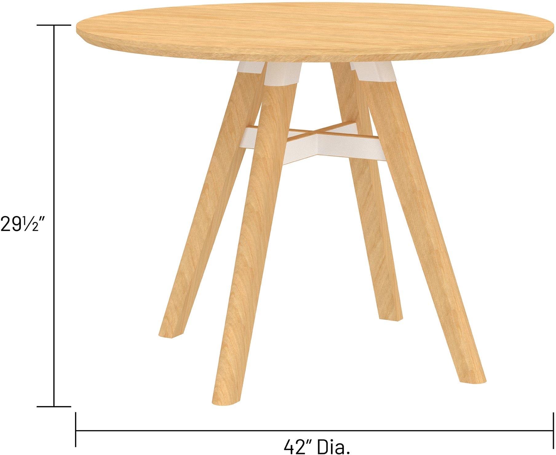 Safco Resi® Adjustable Sitting Height Table 1720 - Perfect for Office, Home, and Classroom Workspaces