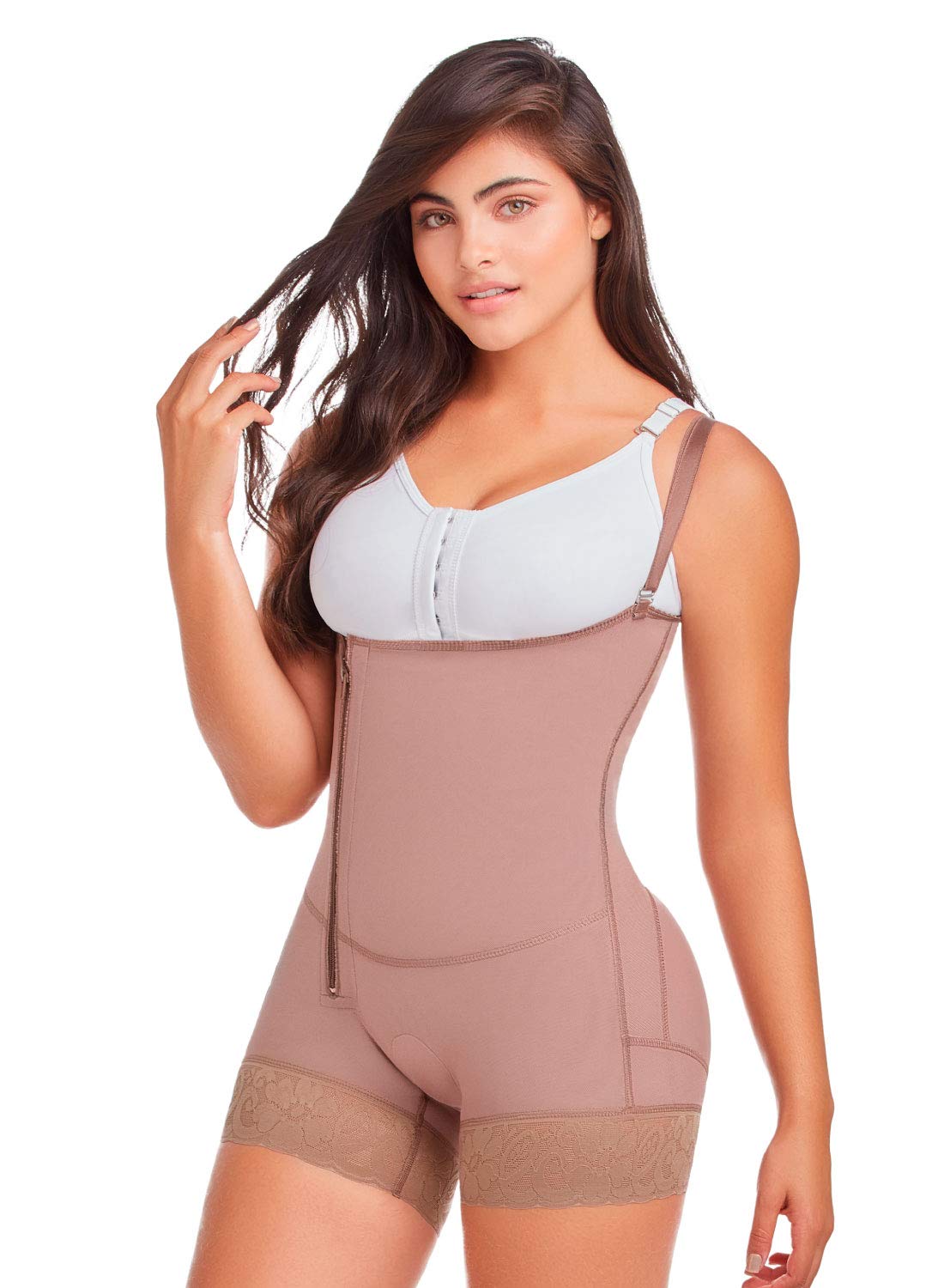 DPrada DELIÉ 09068 Colombian Postpartum Girdle - Full Body Shaper for Women, Post-Surgery Recovery & Tummy Control, Perfect for Postpartum Care & Body Shaping