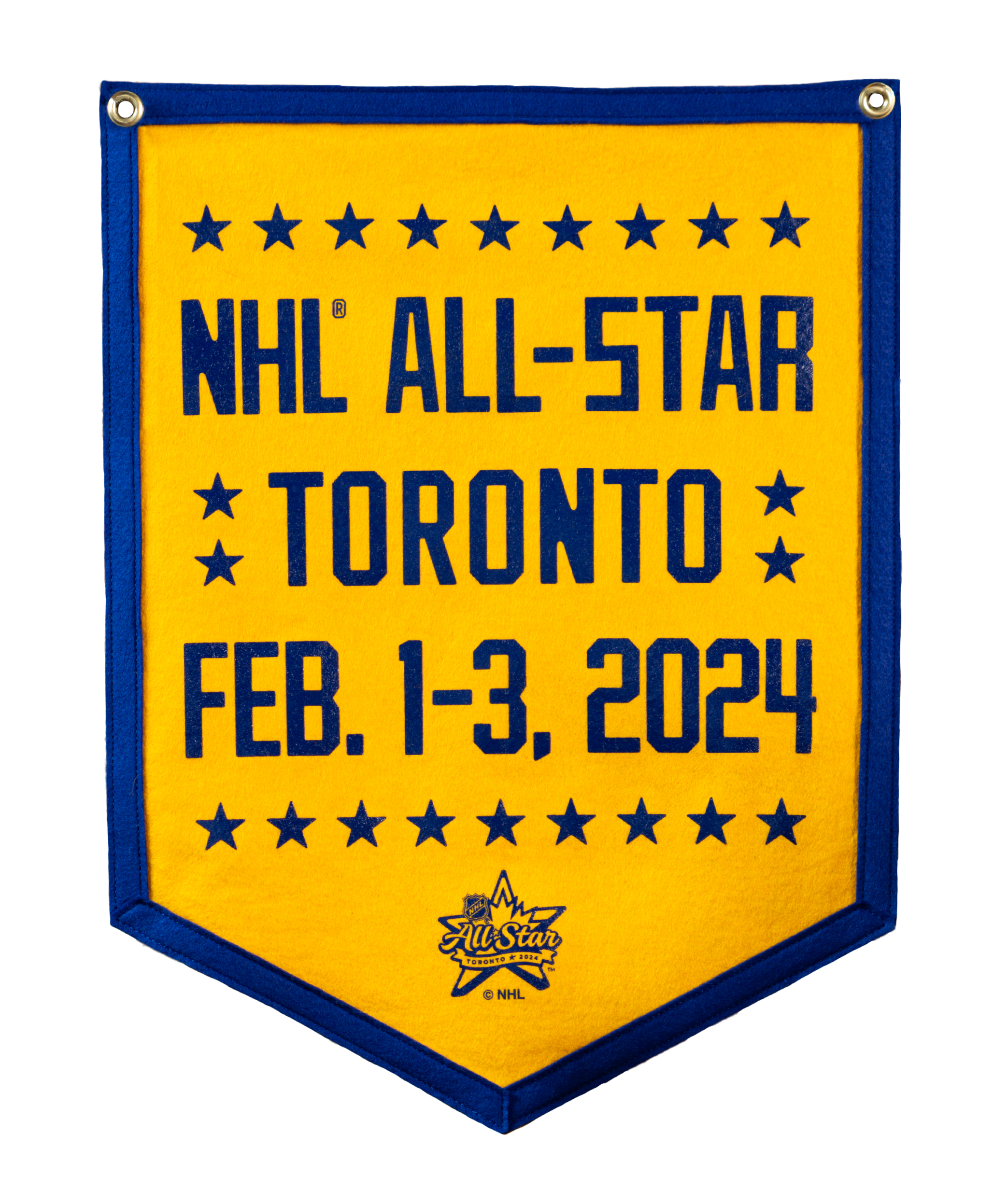 2024 NHL® All Star Camp Flag - Officially Licensed NHL x Oxford Pennant - Perfect for Hockey Fans, Game Room Decor, and Sports Memorabilia Collection