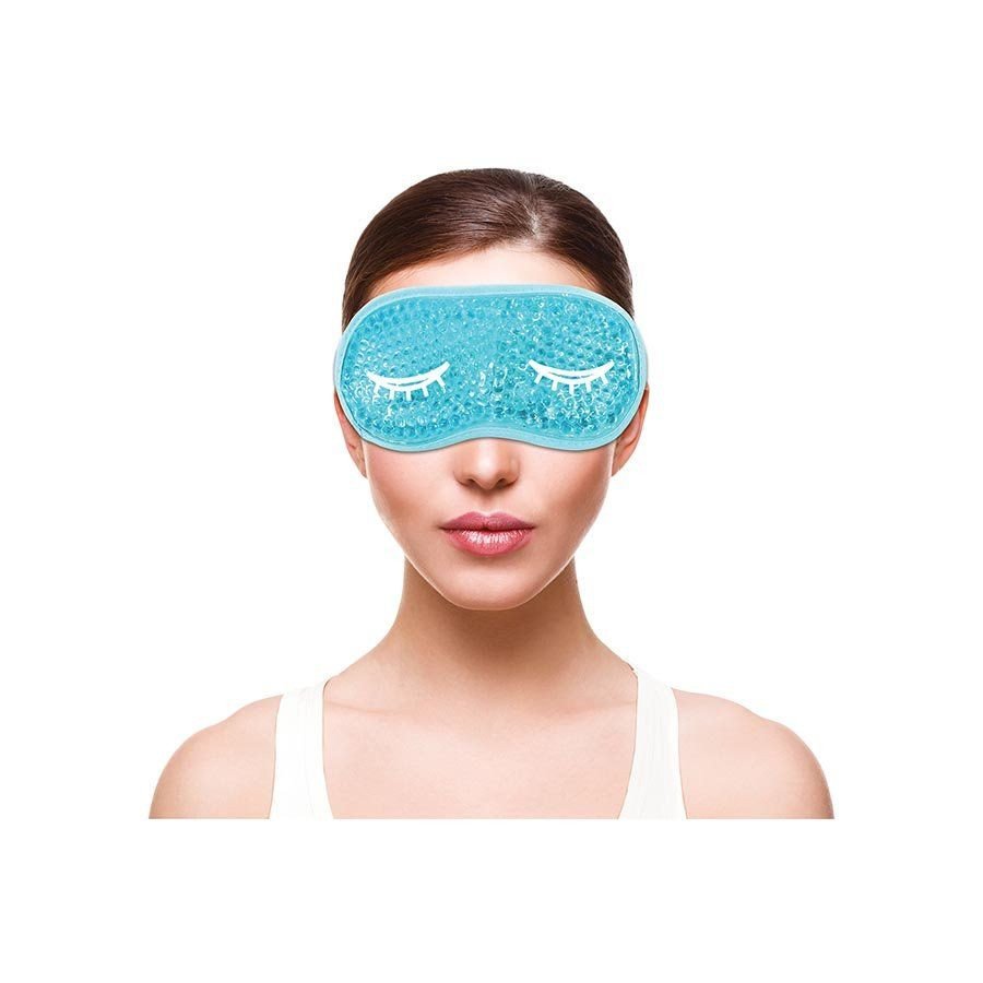 IS Gift Pure Bliss Eye Mask - Cooling Gel Eye Pads for Dark Circles & Puffiness Relief - Perfect for Travel, Work & Relaxation