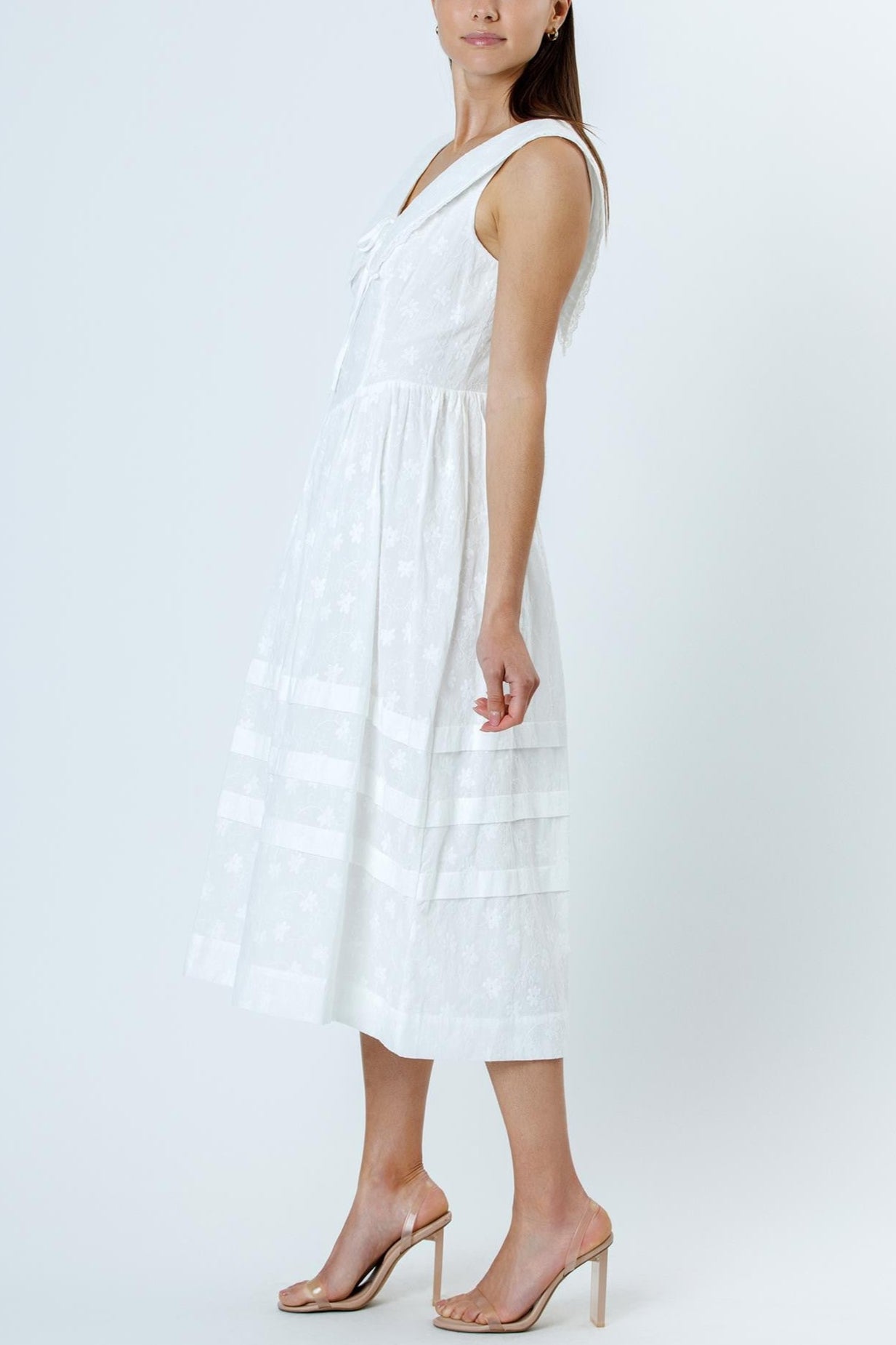 Good Graces Midi Dress for Women - Flowy Summer Dress with Pockets | Perfect for Beach, Brunch & Date Night Outfits
